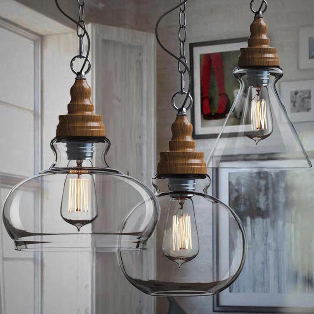 Thalia - Helder Glazen Vintage Antieke Hanglamp