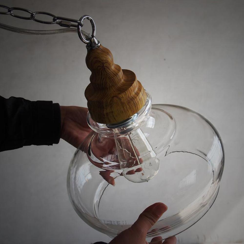 Thalia - Helder Glazen Vintage Antieke Hanglamp