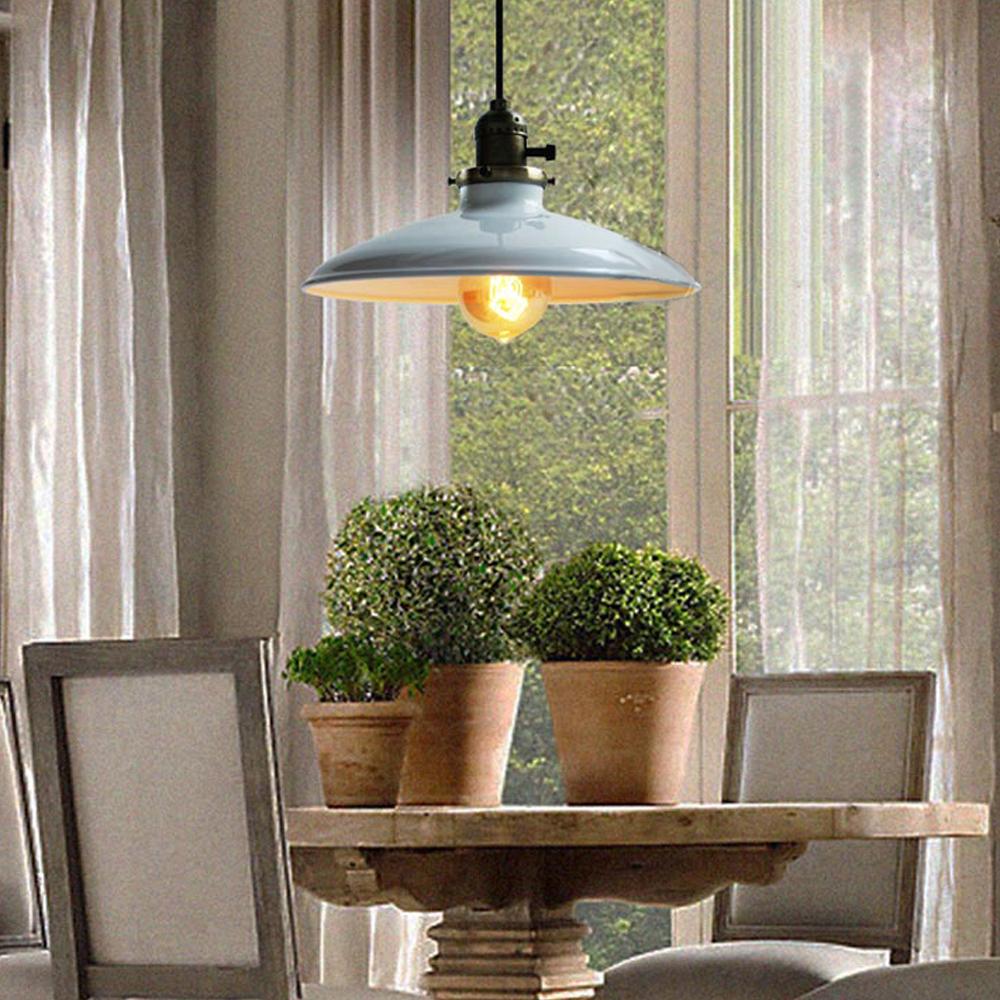 Zelus - Vintage Retro Metalen Hanglamp met Kap