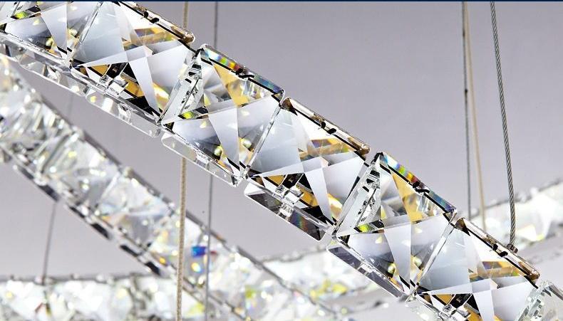 Ronde Kristallen LED Kroonluchter