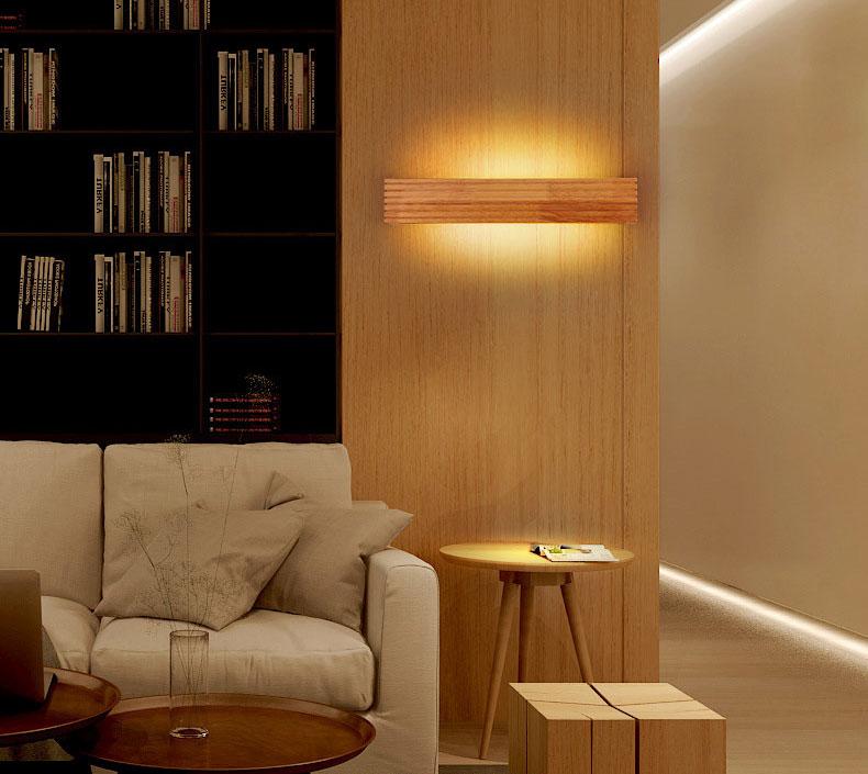 Statuto - Moderne Scandinavische Houten Wandlamp