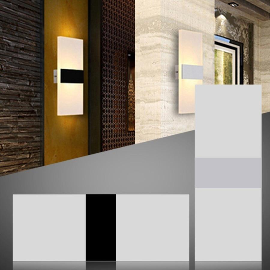 Moderne Strip Acryl LED Wandlamp