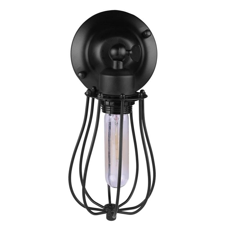 Industriële druppelkooi wandlamp