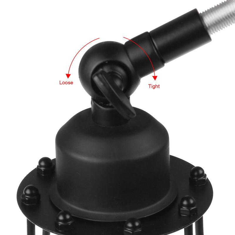Industriële druppelkooi wandlamp