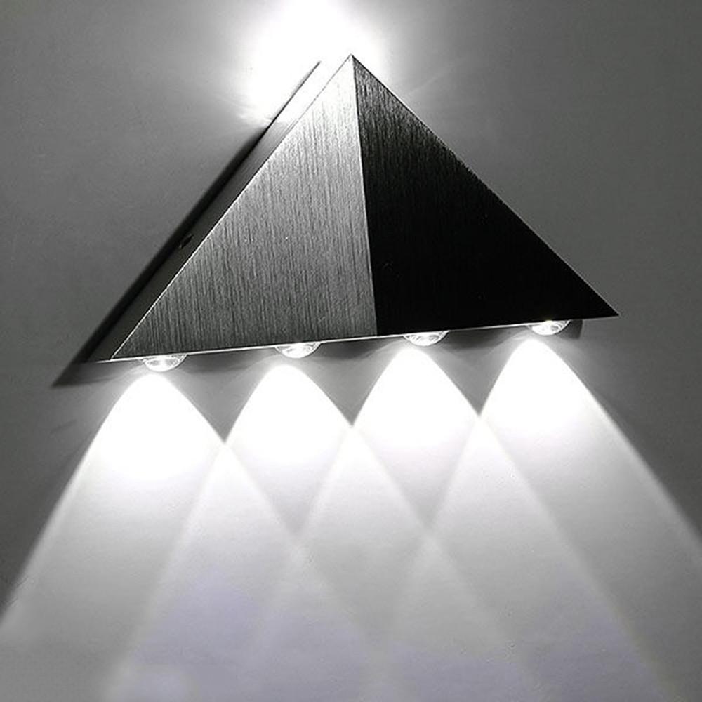 Moderne LED Driehoek Wandlamp