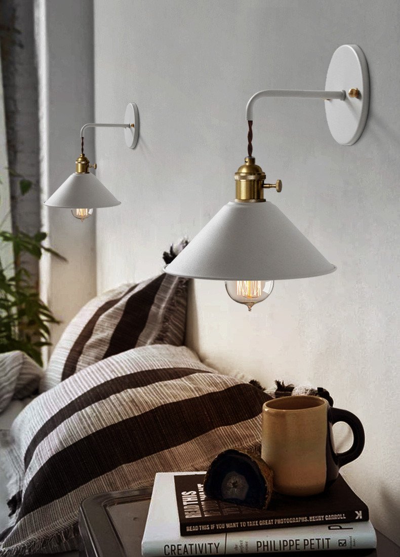 Linus - Vintage Geplateerde Wandlamp