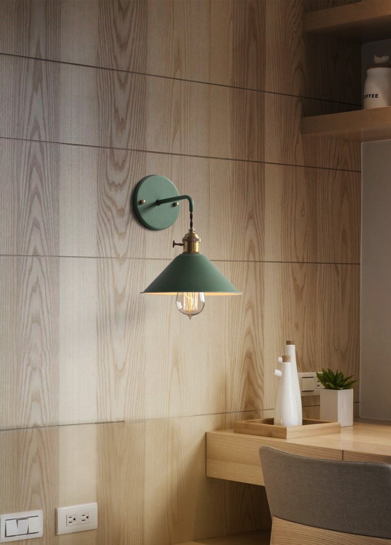 Linus - Vintage Geplateerde Wandlamp
