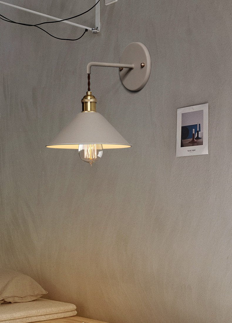 Linus - Vintage Geplateerde Wandlamp