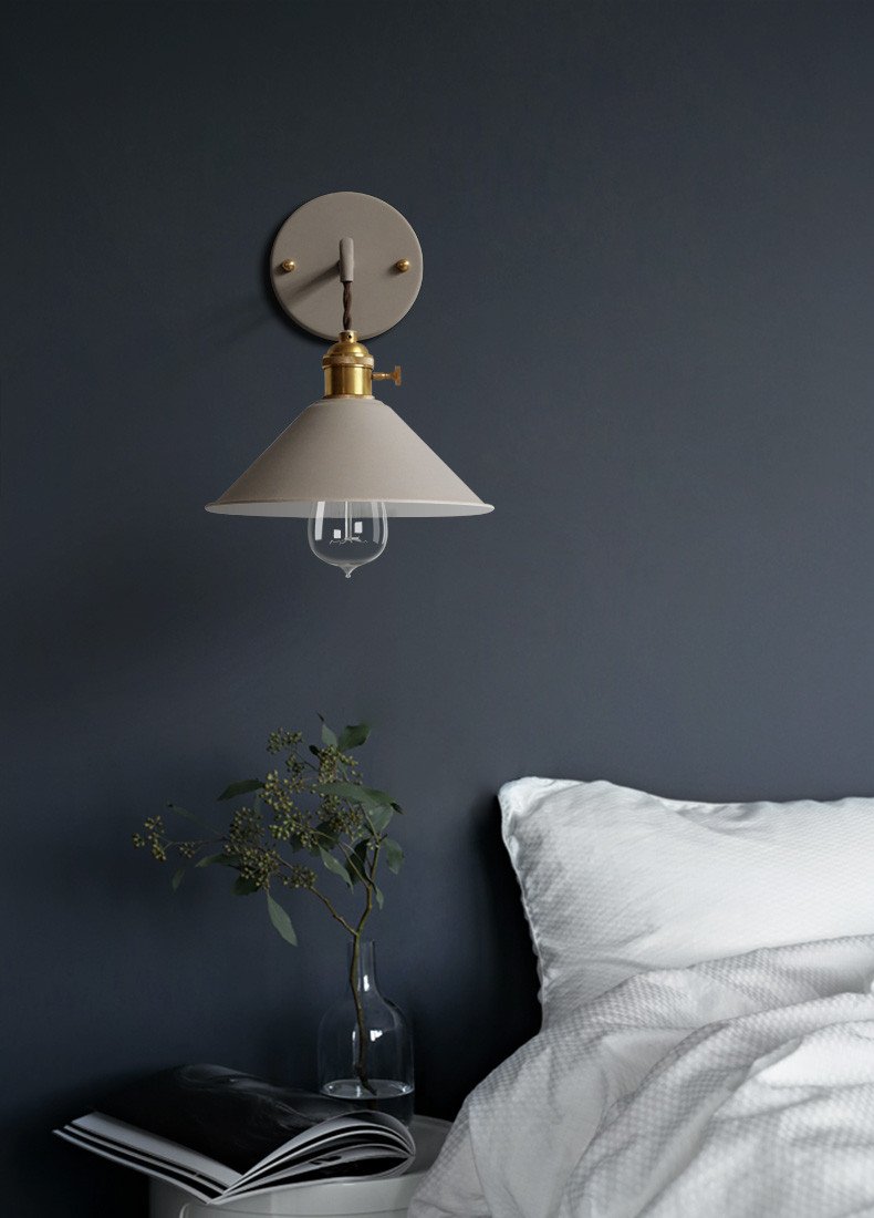 Linus - Vintage Geplateerde Wandlamp