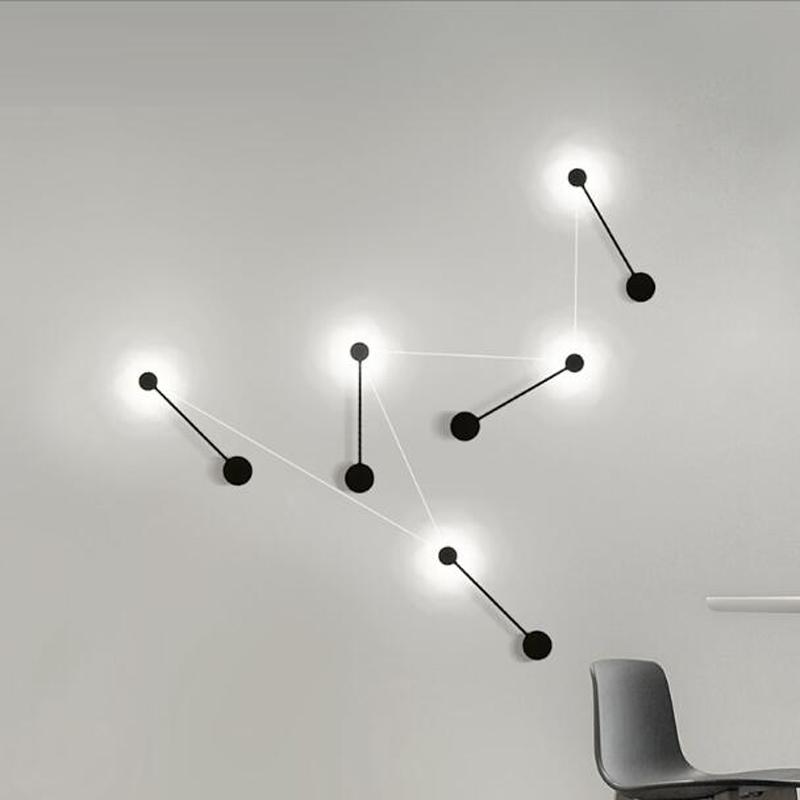 Cyrus - Minimalistische Circulaire Art Deco LED Wandlamp
