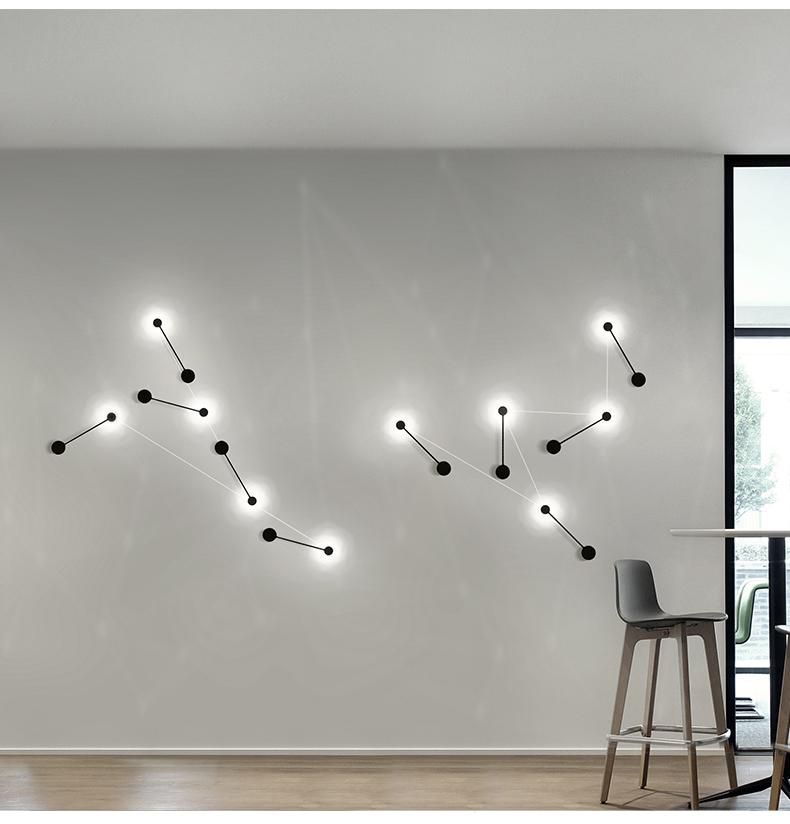 Cyrus - Minimalistische Circulaire Art Deco LED Wandlamp