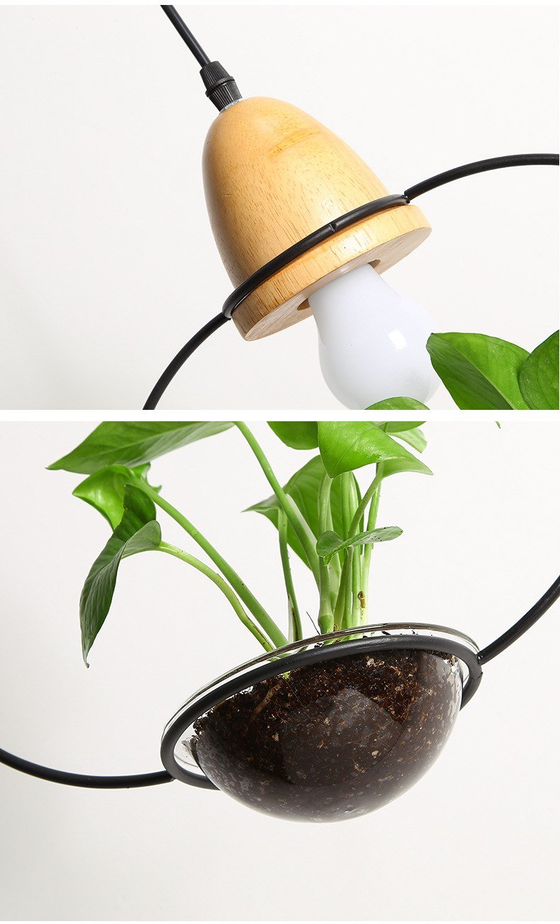 Zox - Moderne Scandinavische Hanglamp/Plantenhanger van IJzer