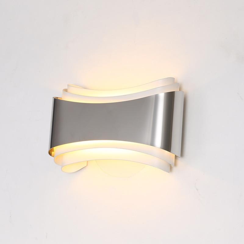 Moderne LED Gebogen Wandlamp