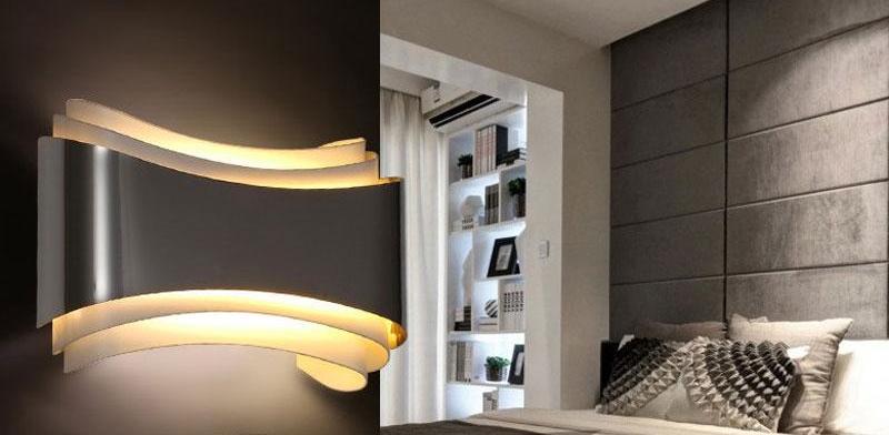 Moderne LED Gebogen Wandlamp