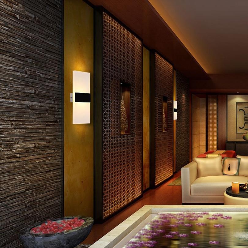 Moderne Strip Acryl LED Wandlamp