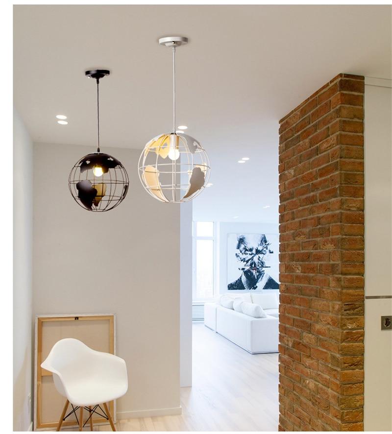 Moderne Noordse Wereldbol Hanglamp