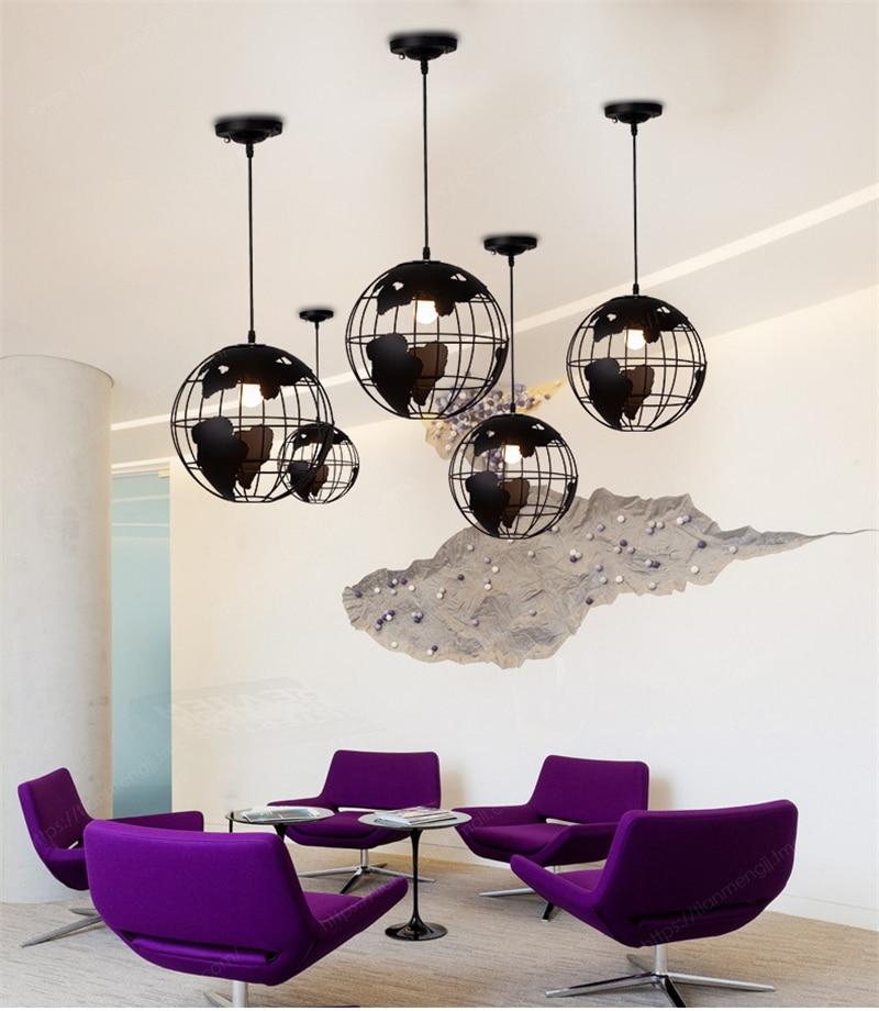 Moderne Noordse Wereldbol Hanglamp