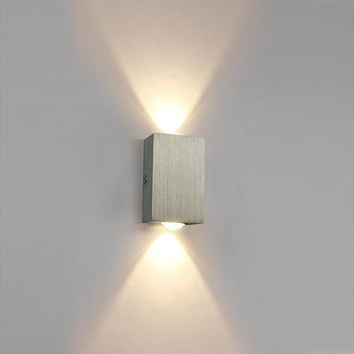 Moderne LED Kubus Box Wandlamp
