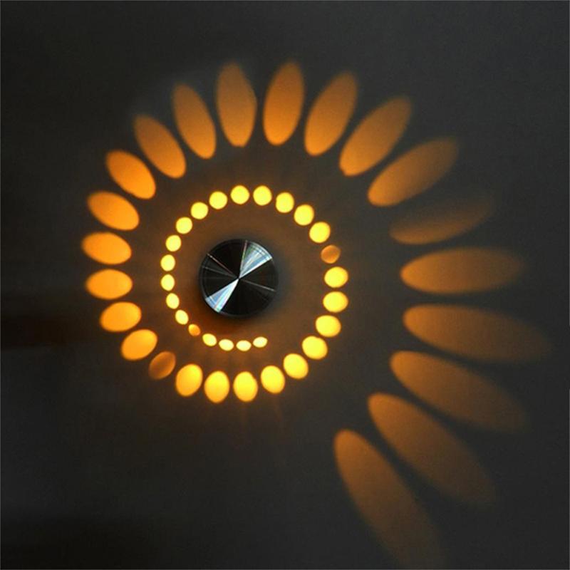 Moderne spiraalvormige LED-plafondlamp
