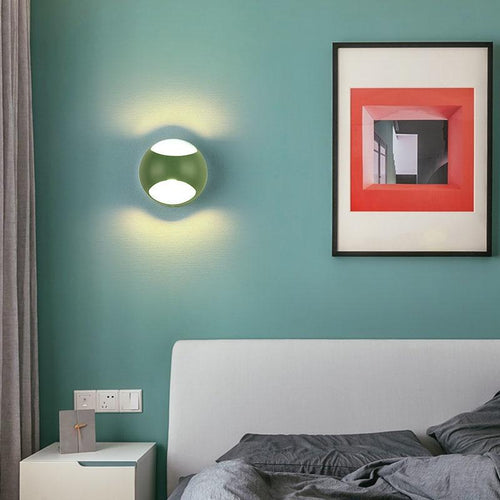 Acacia - Moderne Scandinavische ronde lamp met lichtweerkaatsing