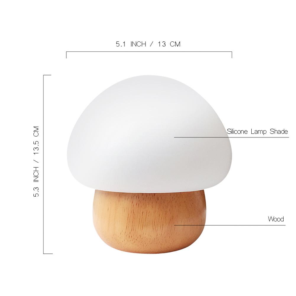 Champi - Houten paddestoellamp