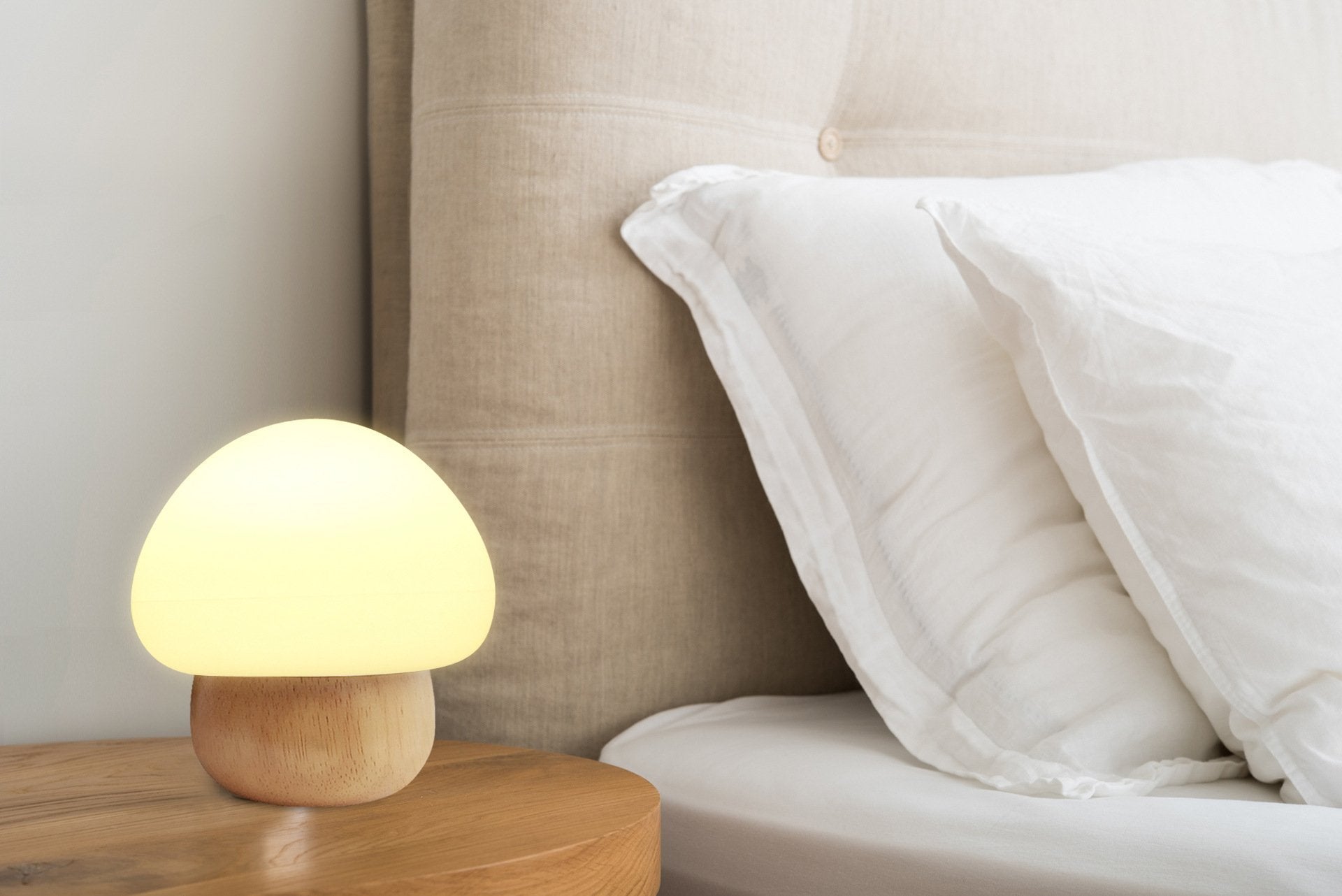 Champi - Houten paddestoellamp