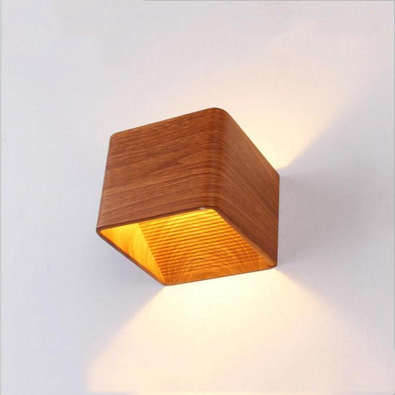 Moderne LED Up Down Kubus Wandlamp
