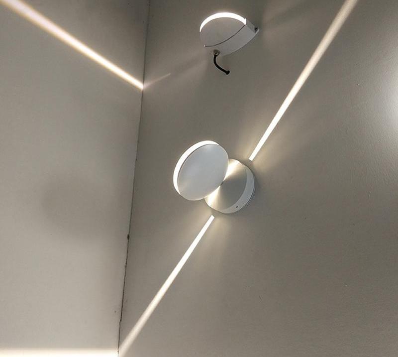 Ronde wandgemonteerde LED-lamp