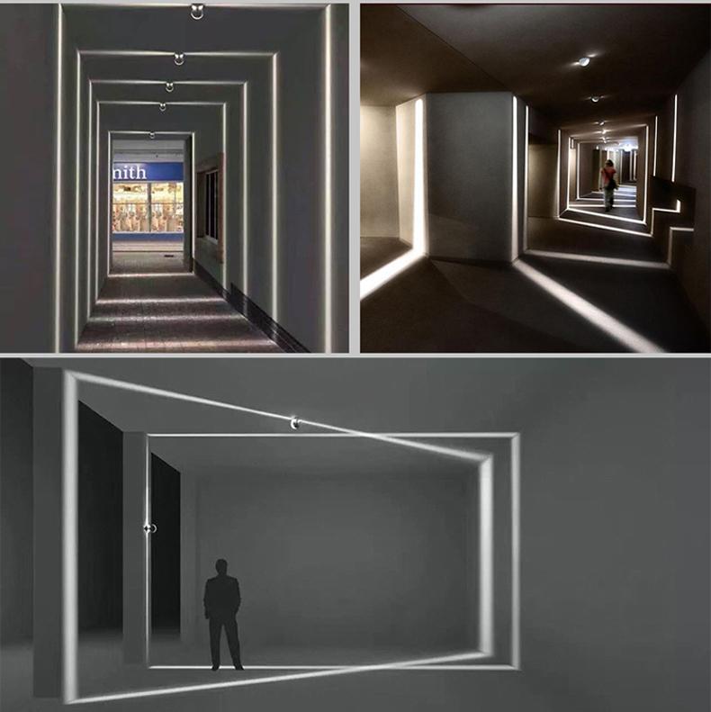 Ronde wandgemonteerde LED-lamp