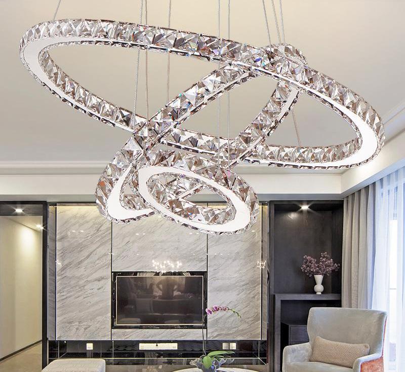 Ronde Kristallen LED Kroonluchter