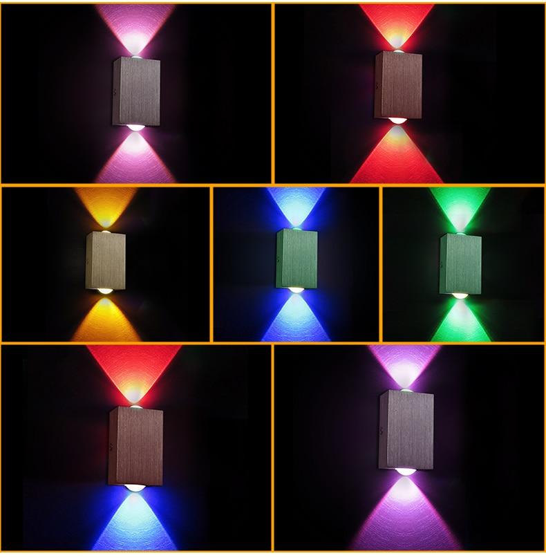 Moderne LED Kubus Box Wandlamp