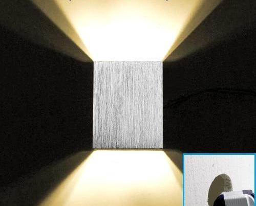 Moderne LED Kubus Box Wandlamp