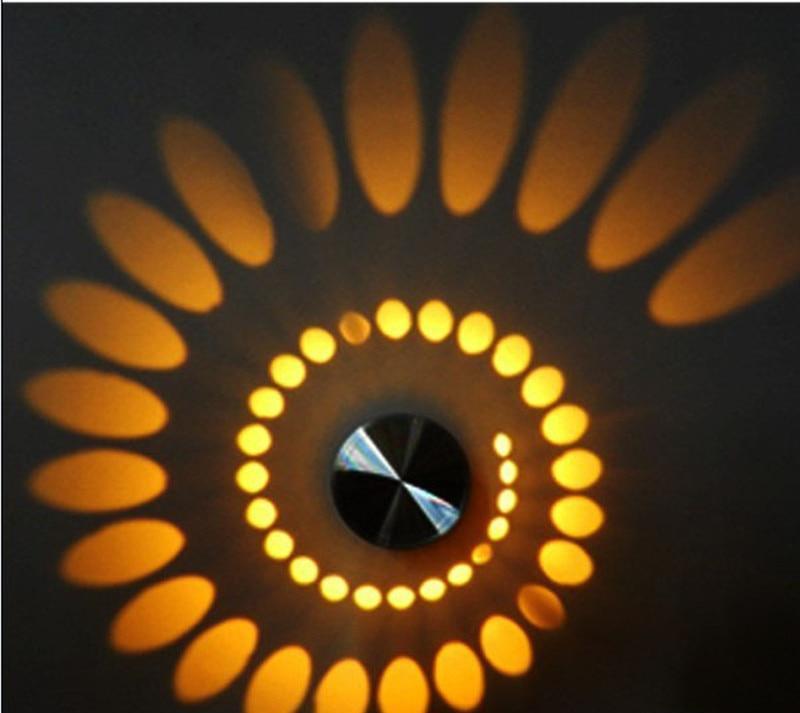 Moderne spiraalvormige LED-plafondlamp