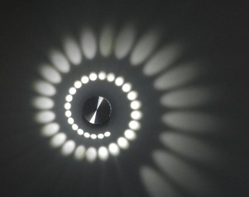 Moderne spiraalvormige LED-plafondlamp