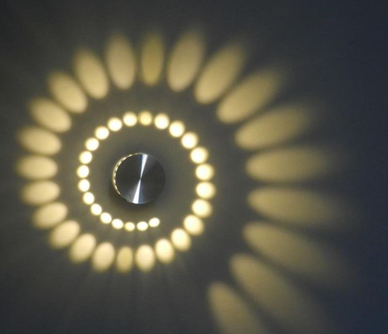 Moderne spiraalvormige LED-plafondlamp
