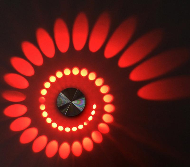 Moderne spiraalvormige LED-plafondlamp