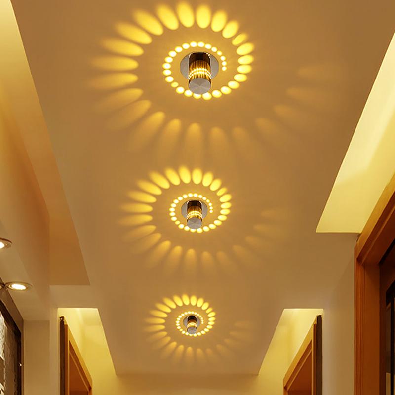 Moderne spiraalvormige LED-plafondlamp