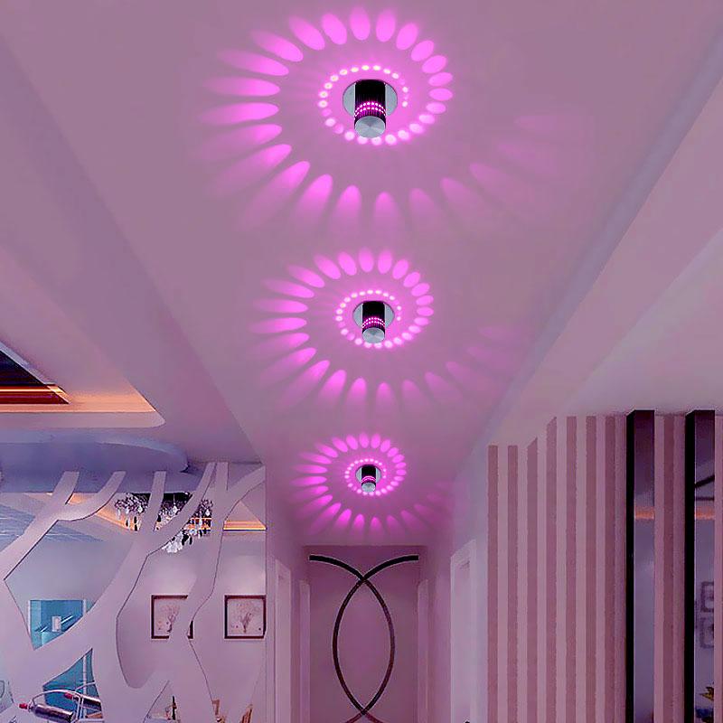 Moderne spiraalvormige LED-plafondlamp