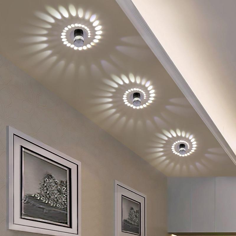 Moderne spiraalvormige LED-plafondlamp