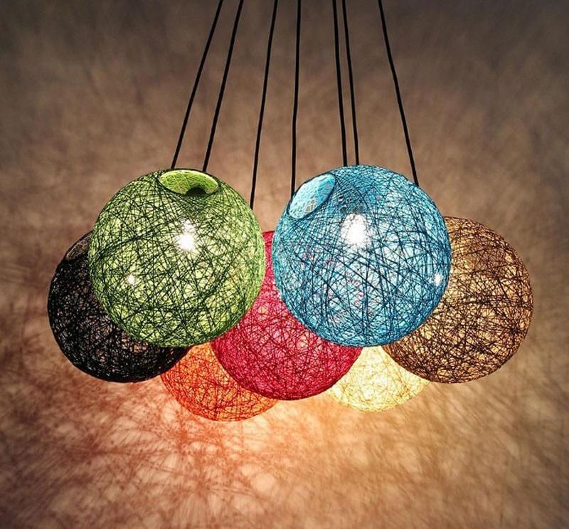 Hilde - Vintage Rotan Hanglamp