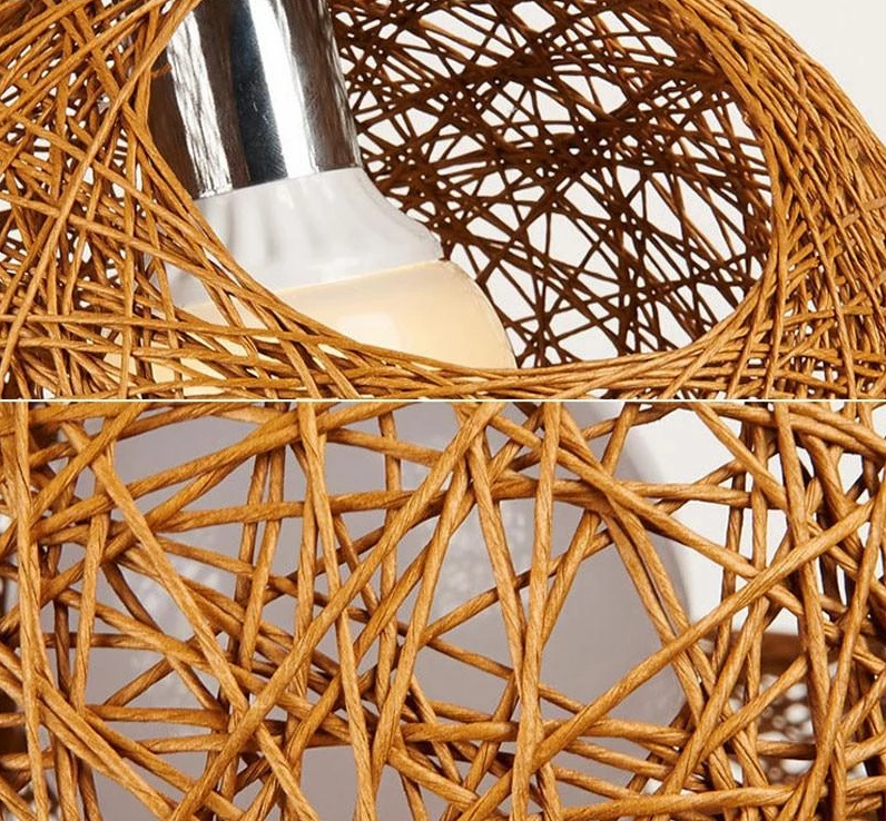 Hilde - Vintage Rotan Hanglamp