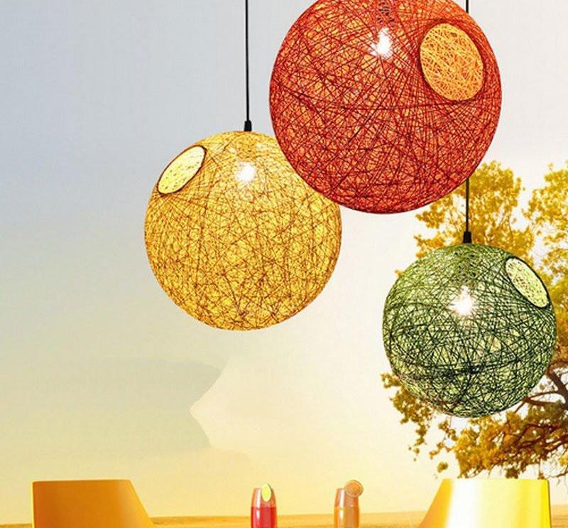 Hilde - Vintage Rotan Hanglamp