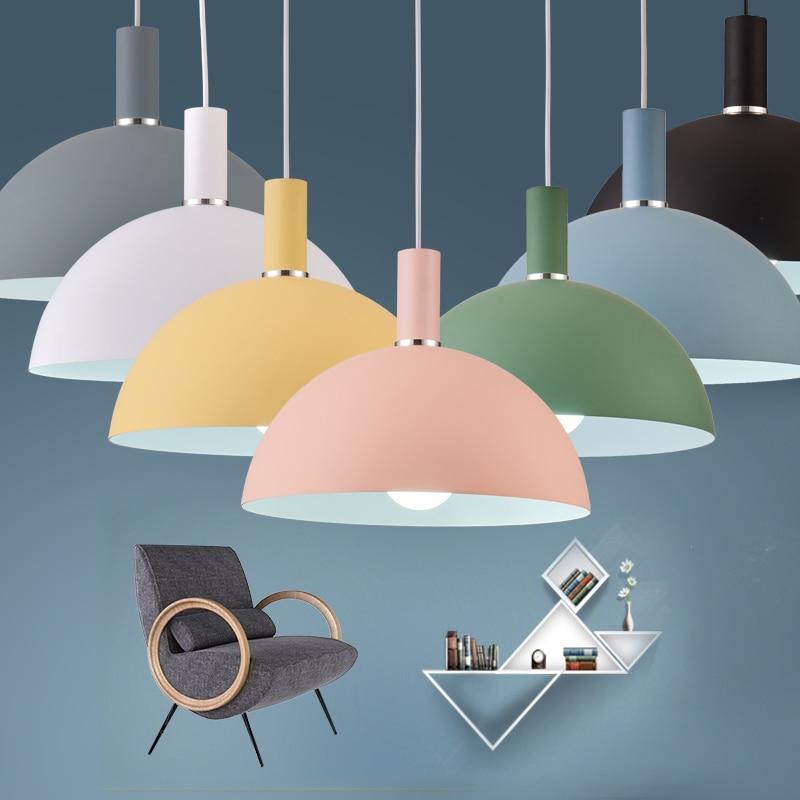 Moderne Scandinavische Ronde Lampenkap Hanglamp