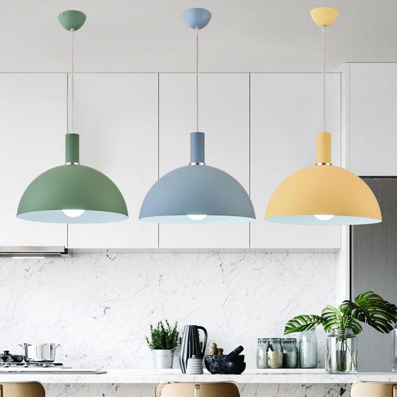 Moderne Scandinavische Ronde Lampenkap Hanglamp