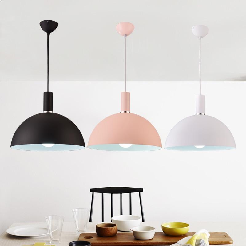 Moderne Scandinavische Ronde Lampenkap Hanglamp