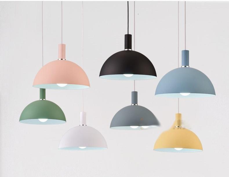 Moderne Scandinavische Ronde Lampenkap Hanglamp