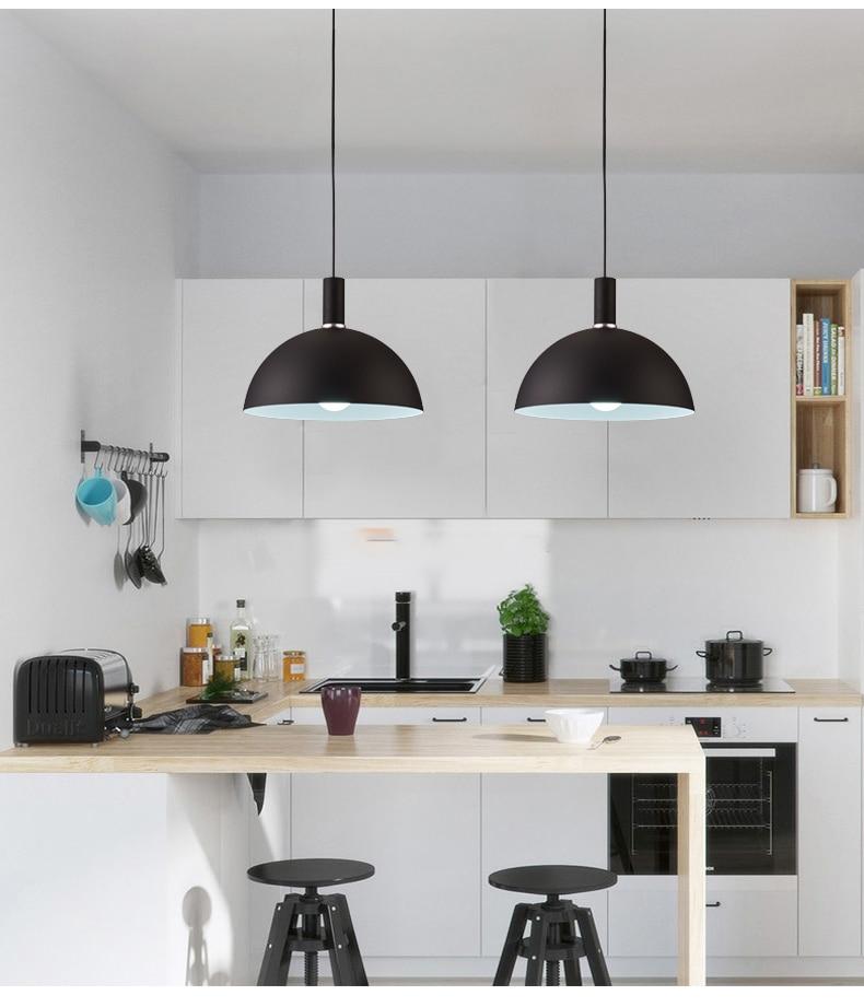 Moderne Scandinavische Ronde Lampenkap Hanglamp