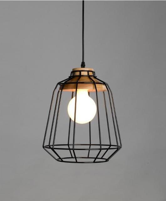 Moderne Scandinavische Smeedijzeren Hangkooilamp