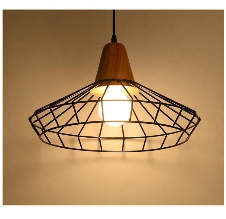 Moderne Scandinavische Smeedijzeren Hangkooilamp
