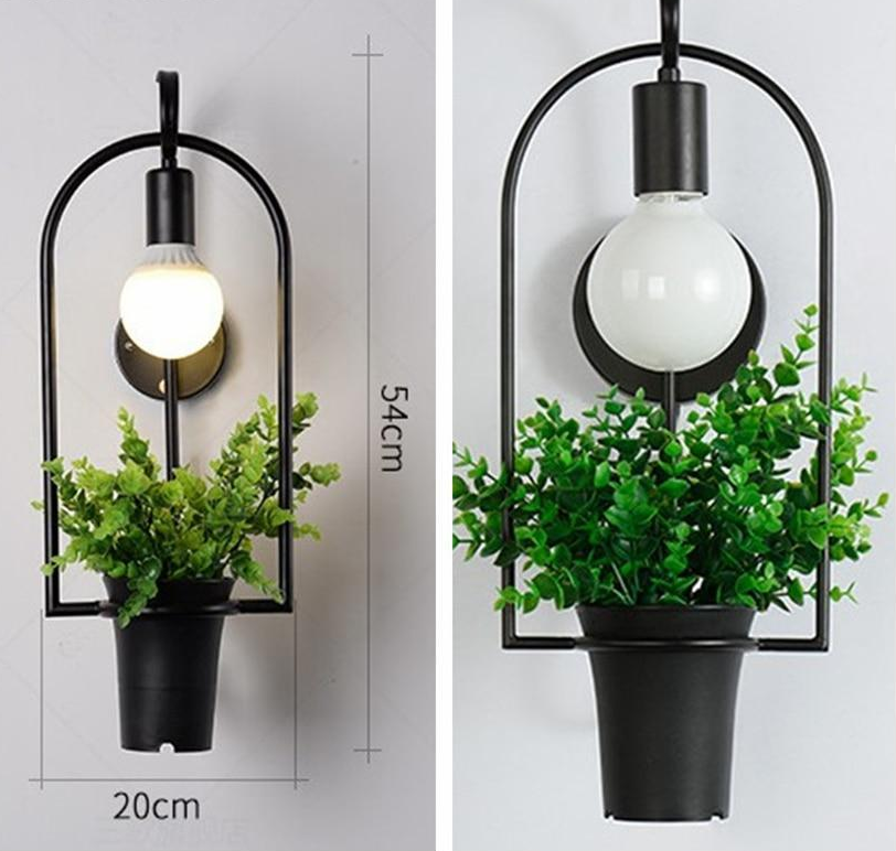 Brielle - Moderne Scandinavische Plantenbak Wandlamp